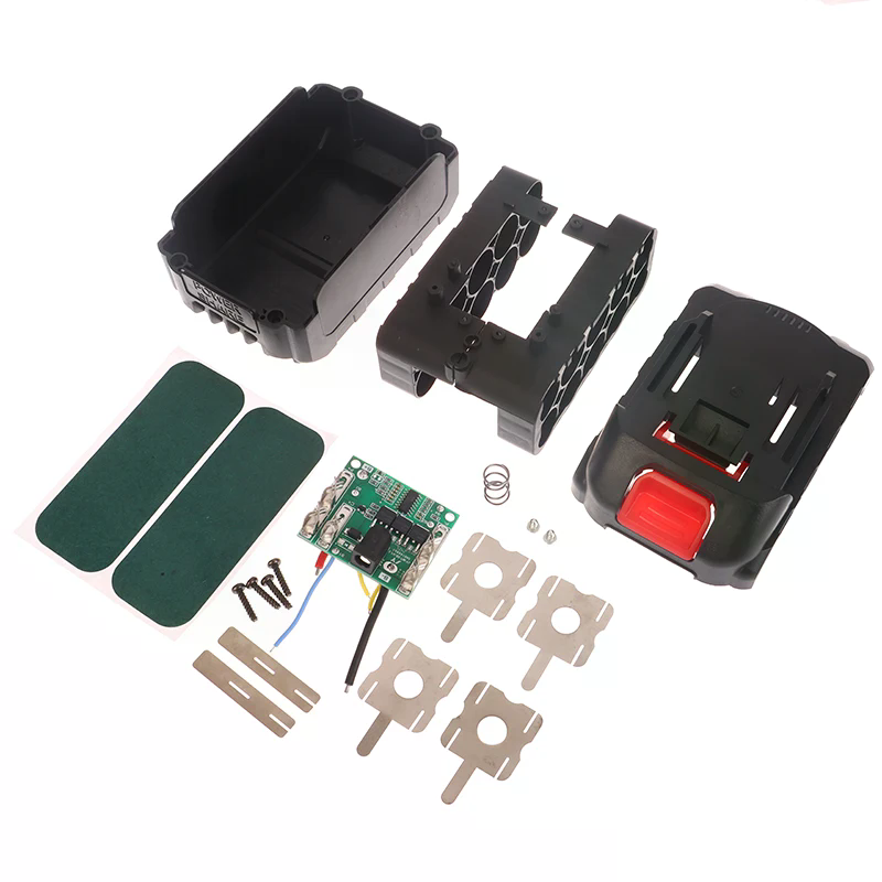 Power Tools Microsoft - Kotak Penyimpanan Baterai Alat Listrik 21V