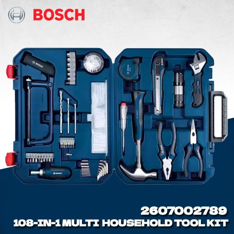Power Tools Tool Box - BOSCH 2607002789 108 PCS Kotak Perkakas