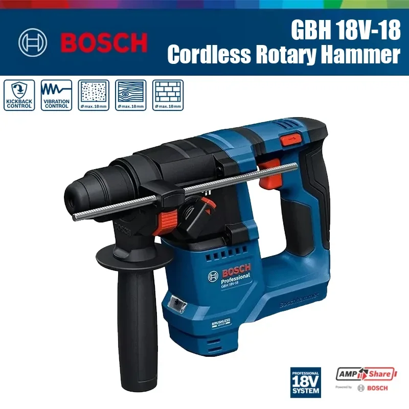 Power Z Tools - Bosch GBH 18V-18 Bor Palu Putar