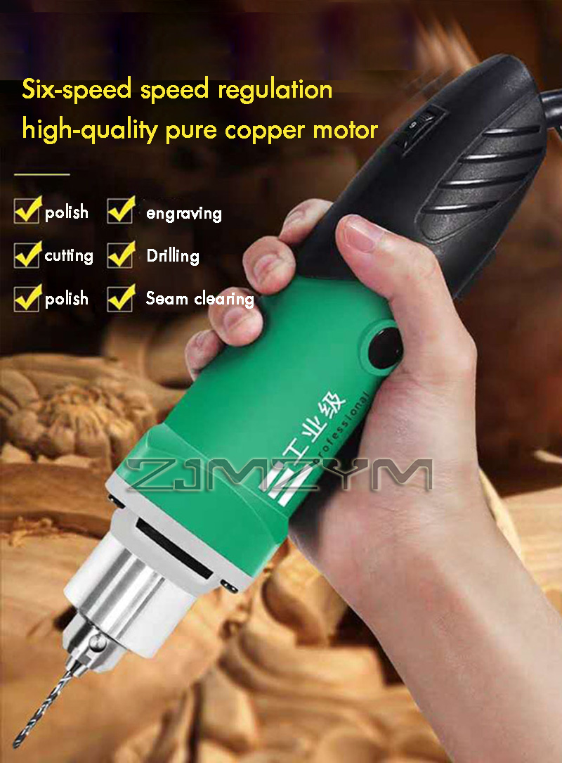 Power Z Tools - Mesin Ukir Kayu Listrik 6-Posisi Kecepatan