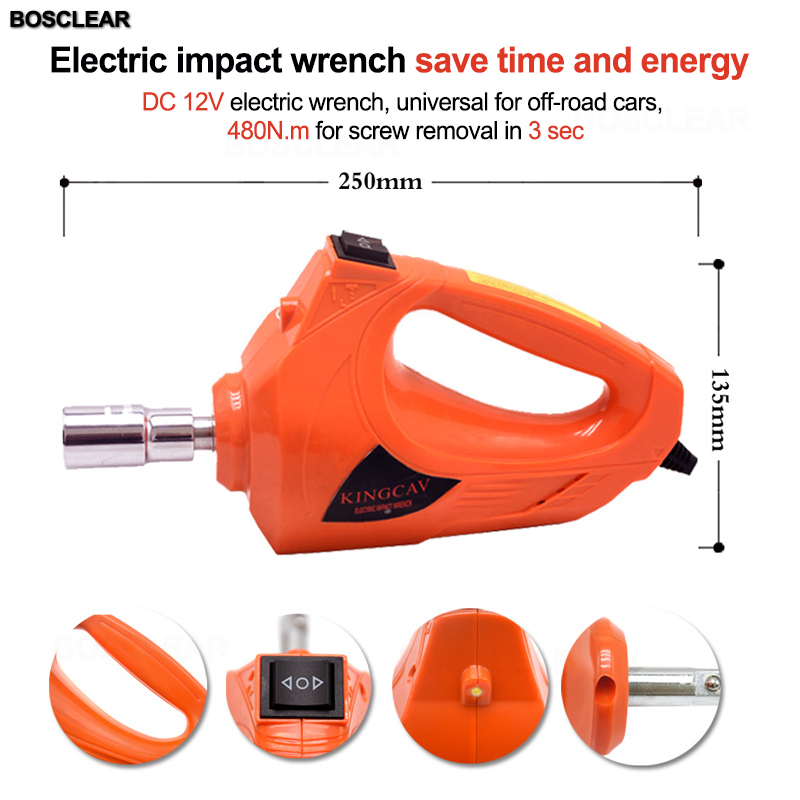 DC 12V 480N. M Kunci Impact Li - Power Tools Tool Box ulasan dan harga