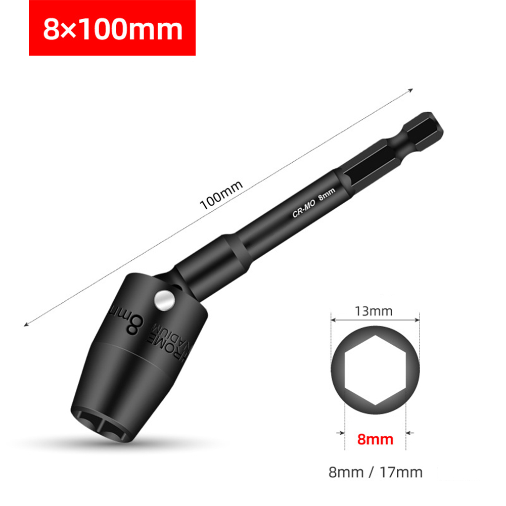 1 Buah 100Mm Soket Hex H8-H19  - Power Z Tools ulasan dan harga