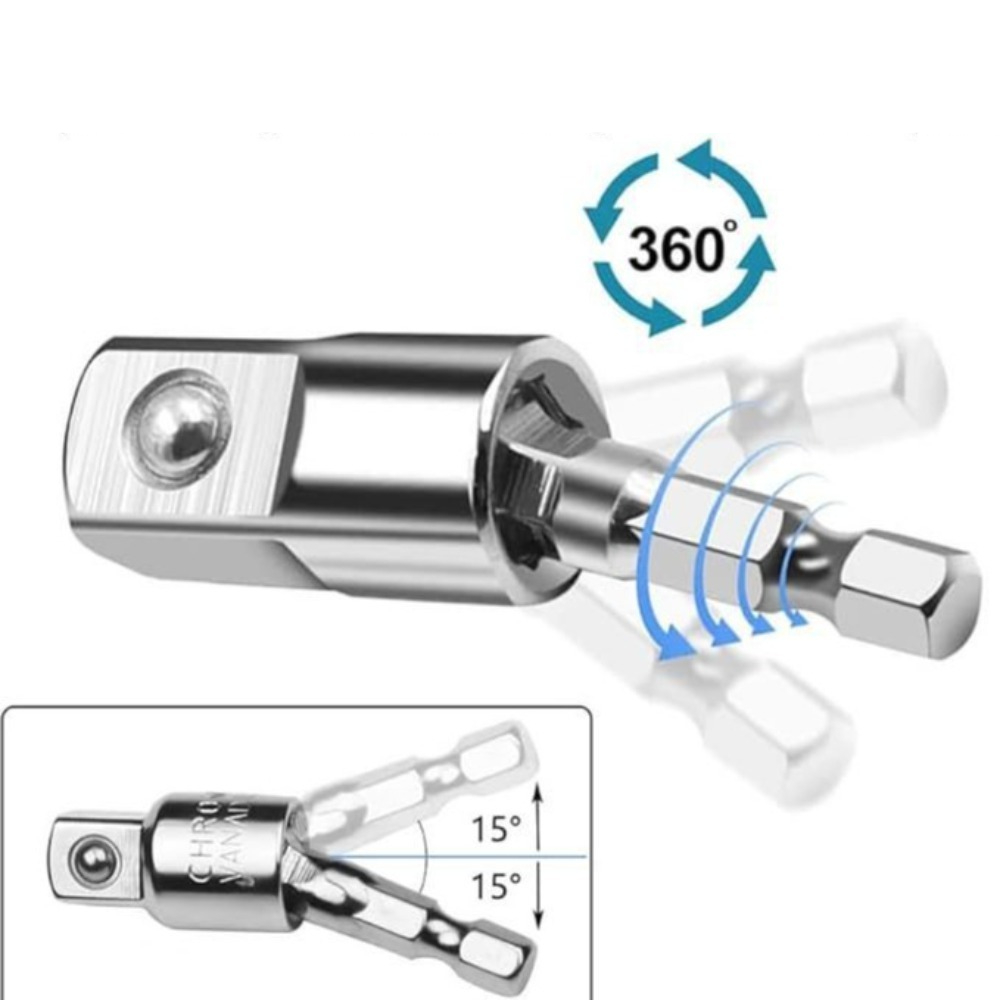 360 °   Set Adaptor Soket Bor  - Power Z Tools ulasan dan harga