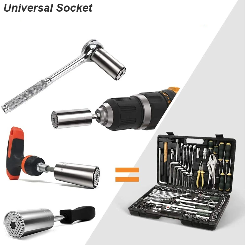 Set Kunci Soket Universal 7-19 - Power Z Tools ulasan dan harga