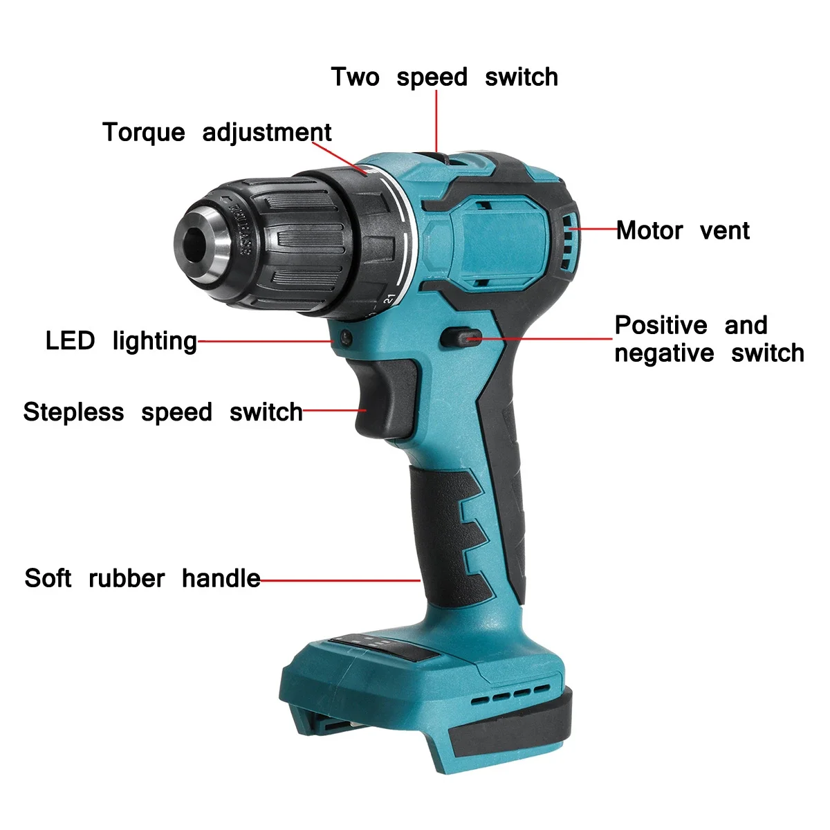 Bor Listrik 18V 90N.m Tanpa Ka - Power Tools Hammer ulasan dan harga