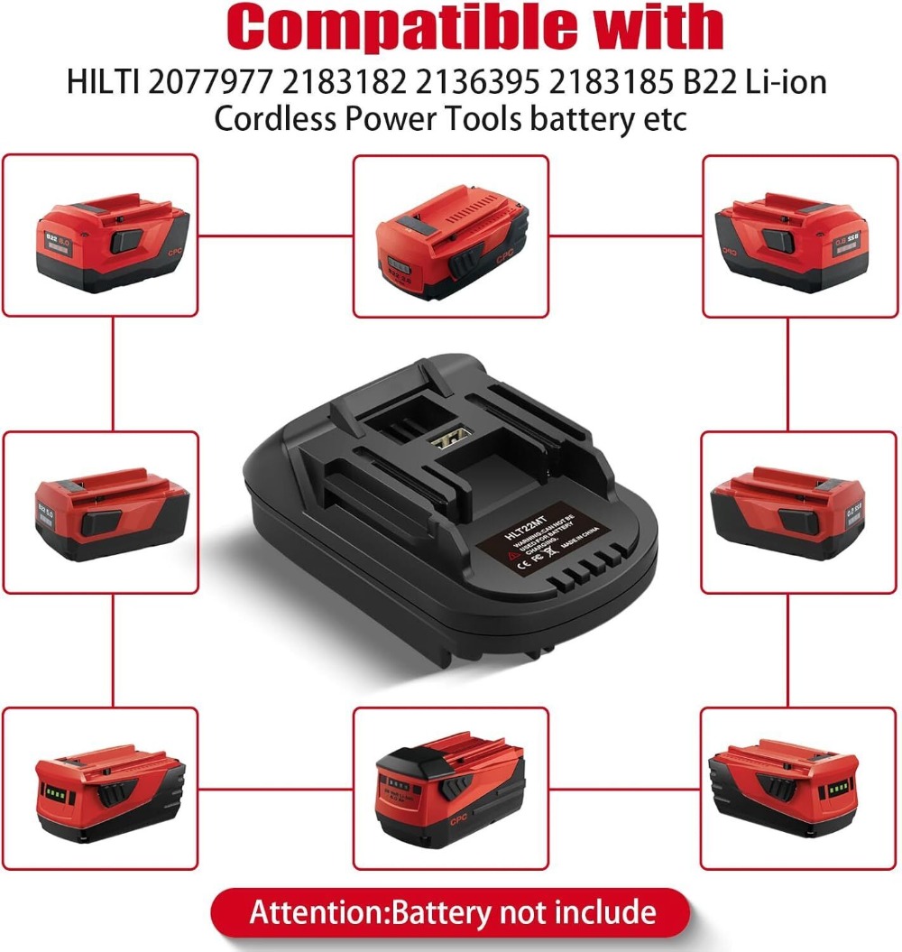 Adaptor baterai untuk Hilti Ke - Power Tools Hilti ulasan dan harga