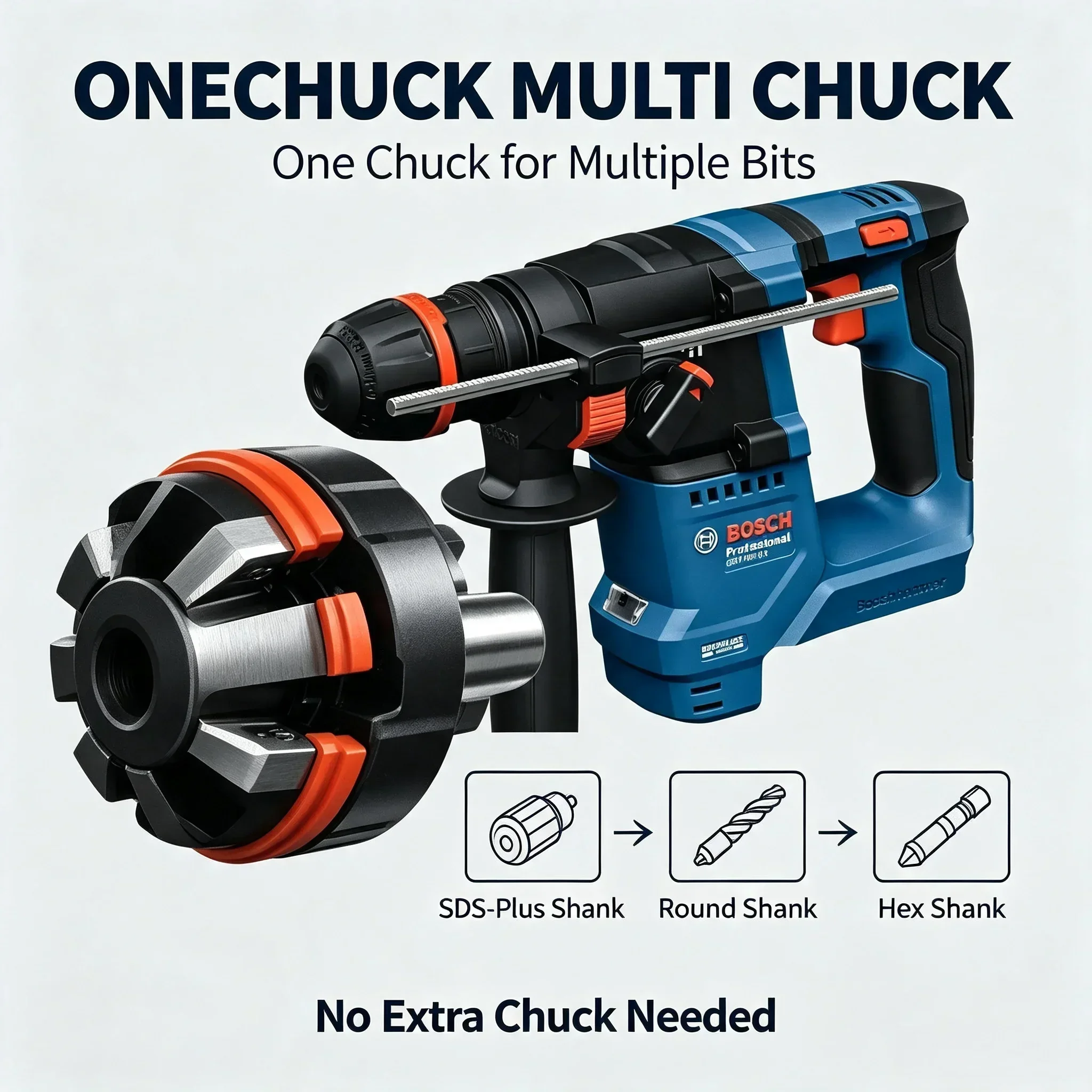 Bosch GBH 18V-18X Bor Palu Tan - Power Tools Hammer ulasan dan harga
